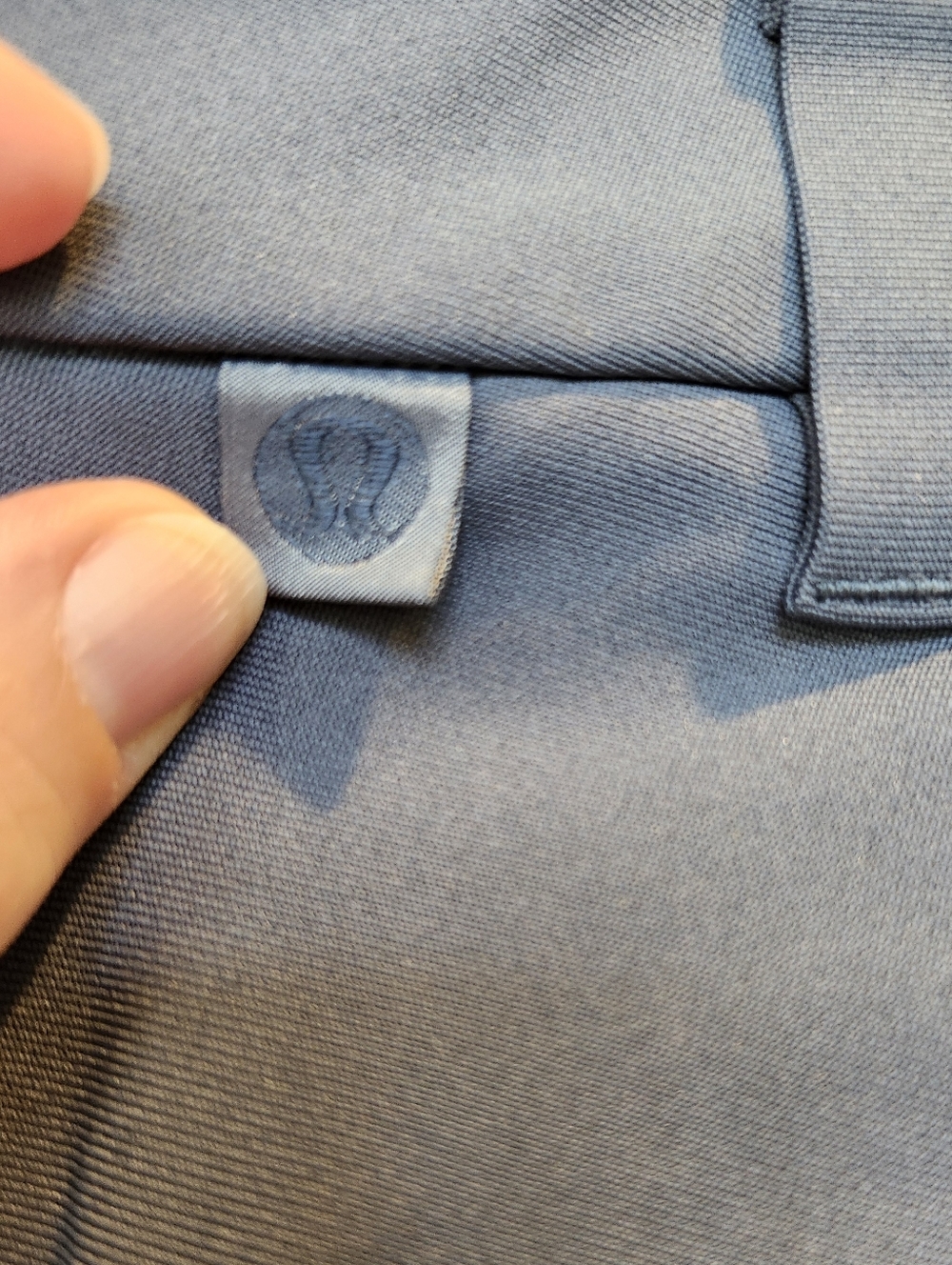 Lululemon Commission Classic Fit Pants 36 Iron Blue Warpstreme Chino - Picture 7 of 9